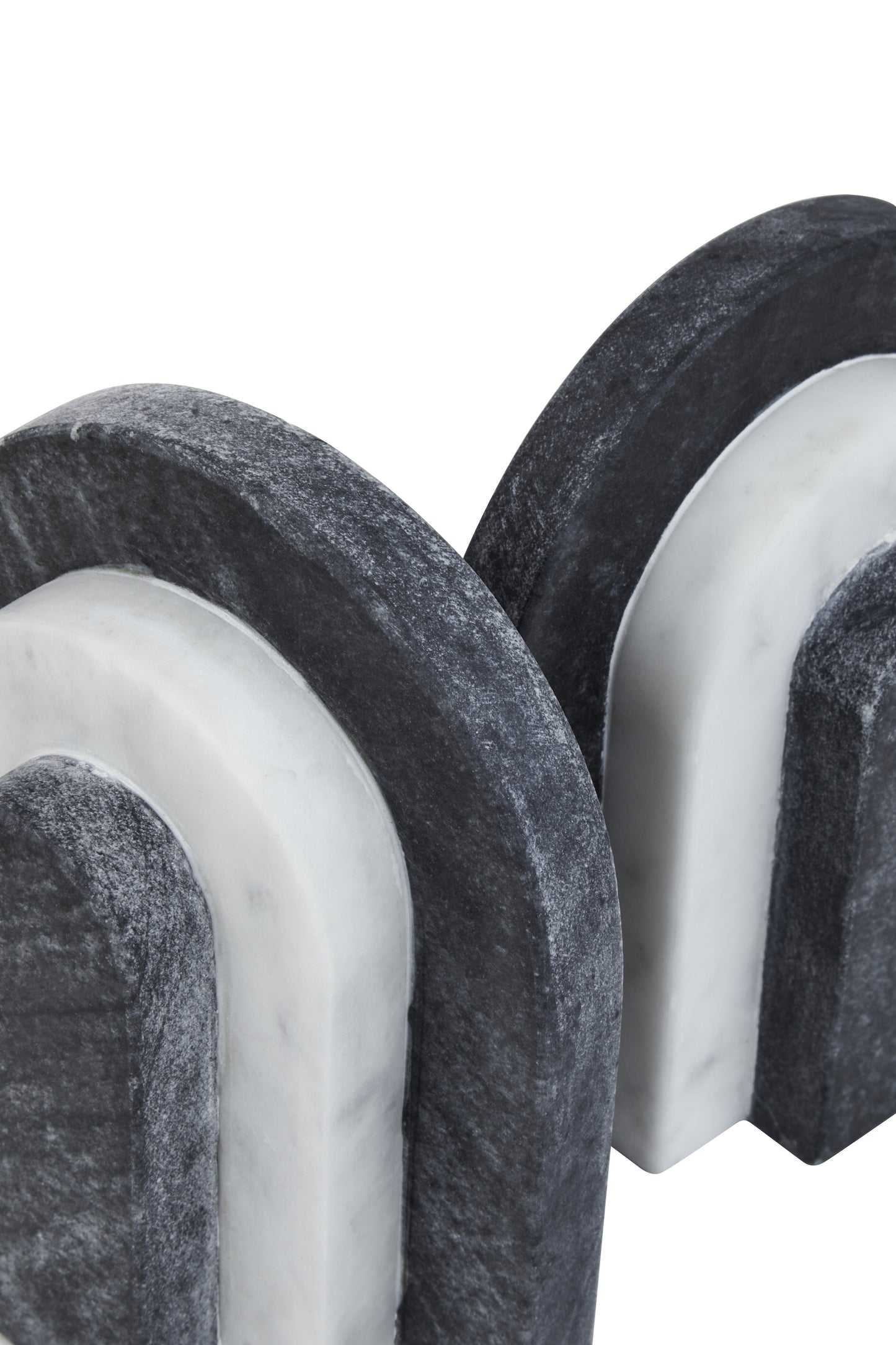 Black and White Marble Bookends - Kristia Rose Collections