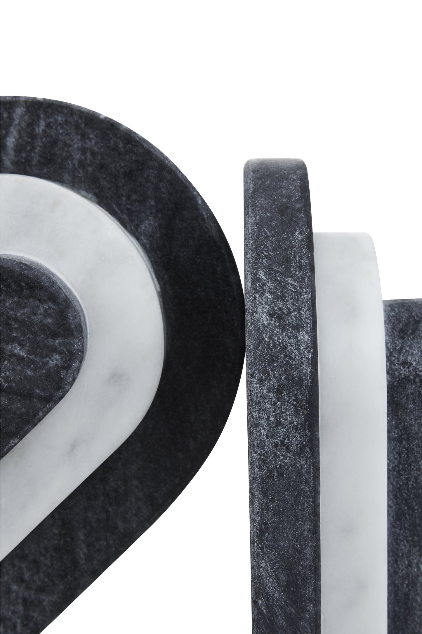 Black and White Marble Bookends - Kristia Rose Collections