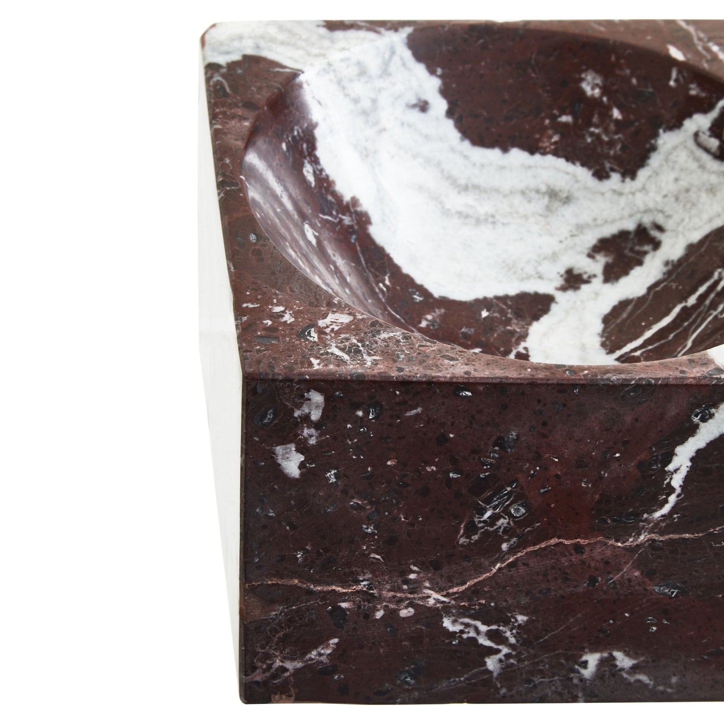 Slad Red Marble Bowl