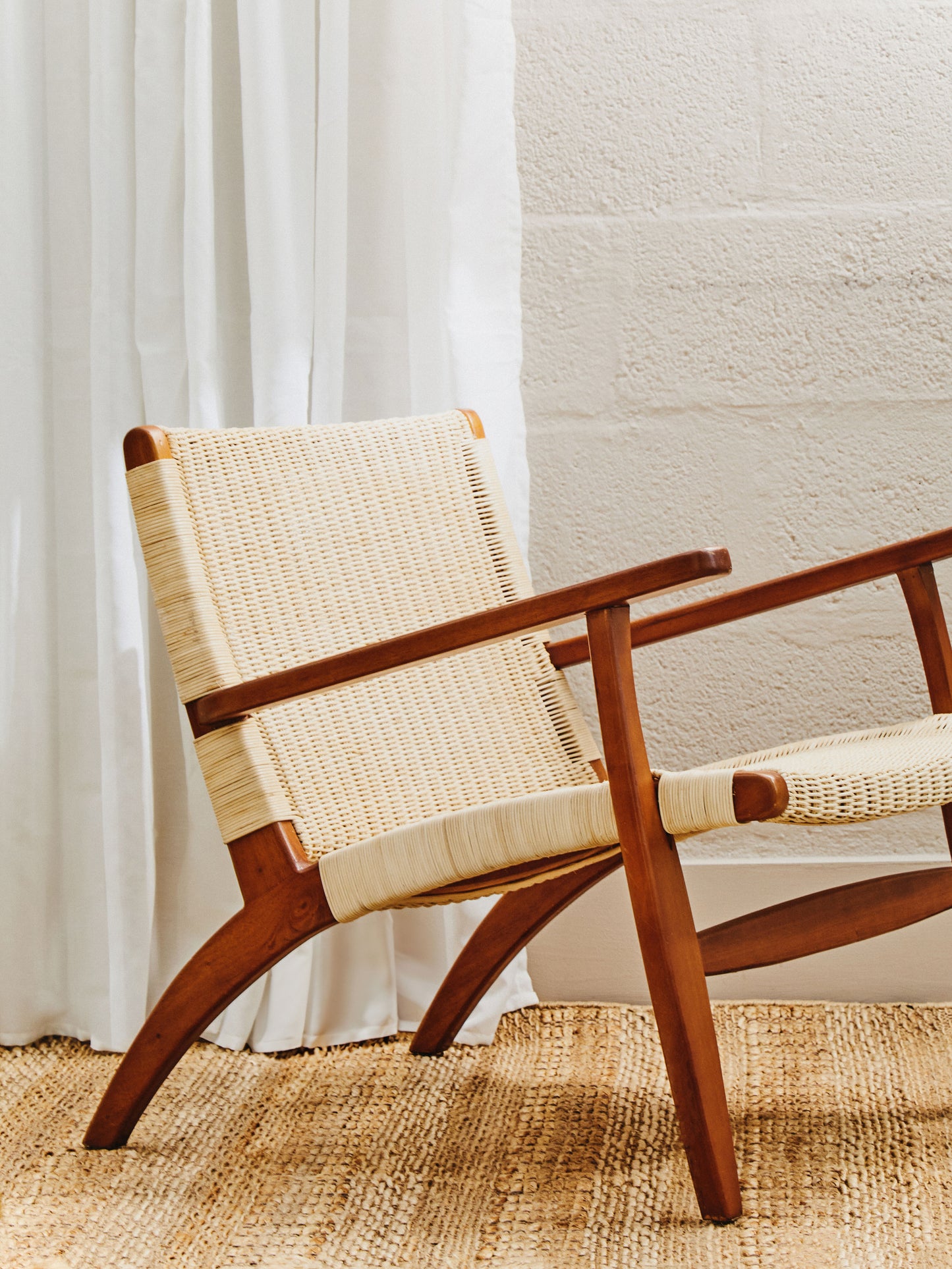 Bisley Natural Rattan Woven Chair