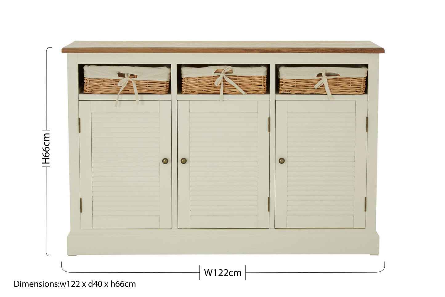 Wiltshire Country Cream Sideboard - Kristia Rose Collections
