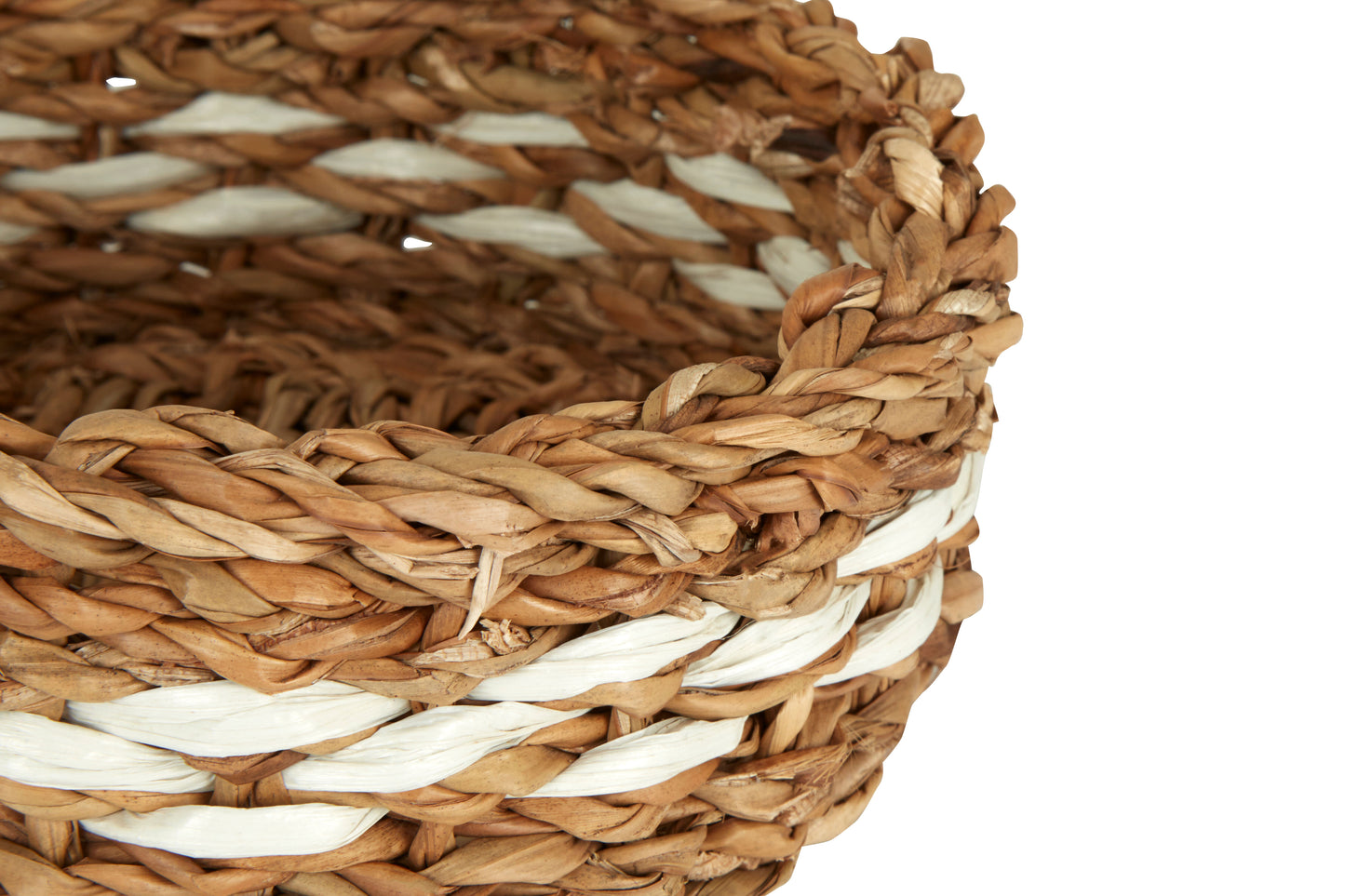Farmhouse, Set of Two Seagrass Decorative Baskets