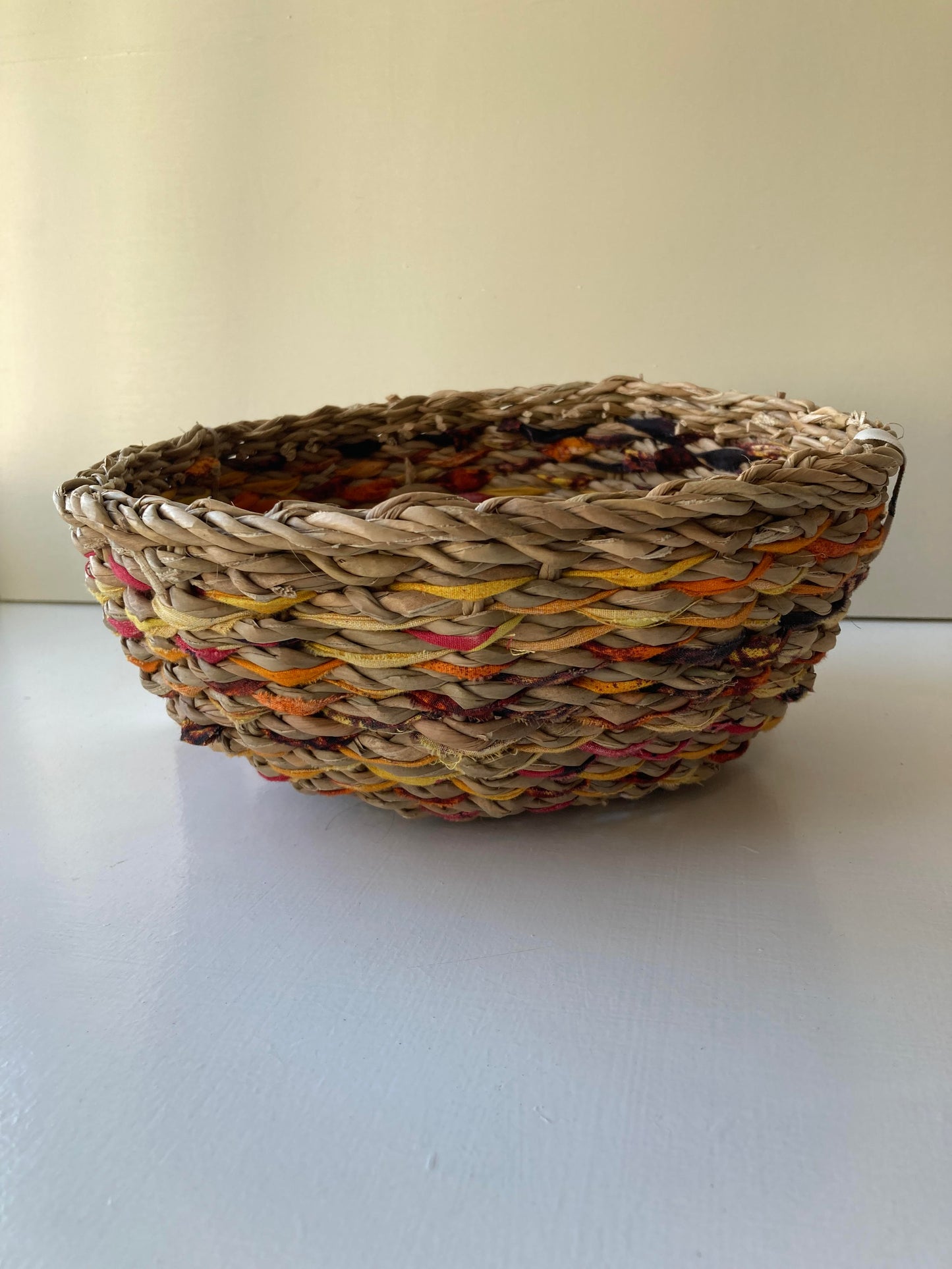 Sari & Seagrass Baskets in an assortment of colours