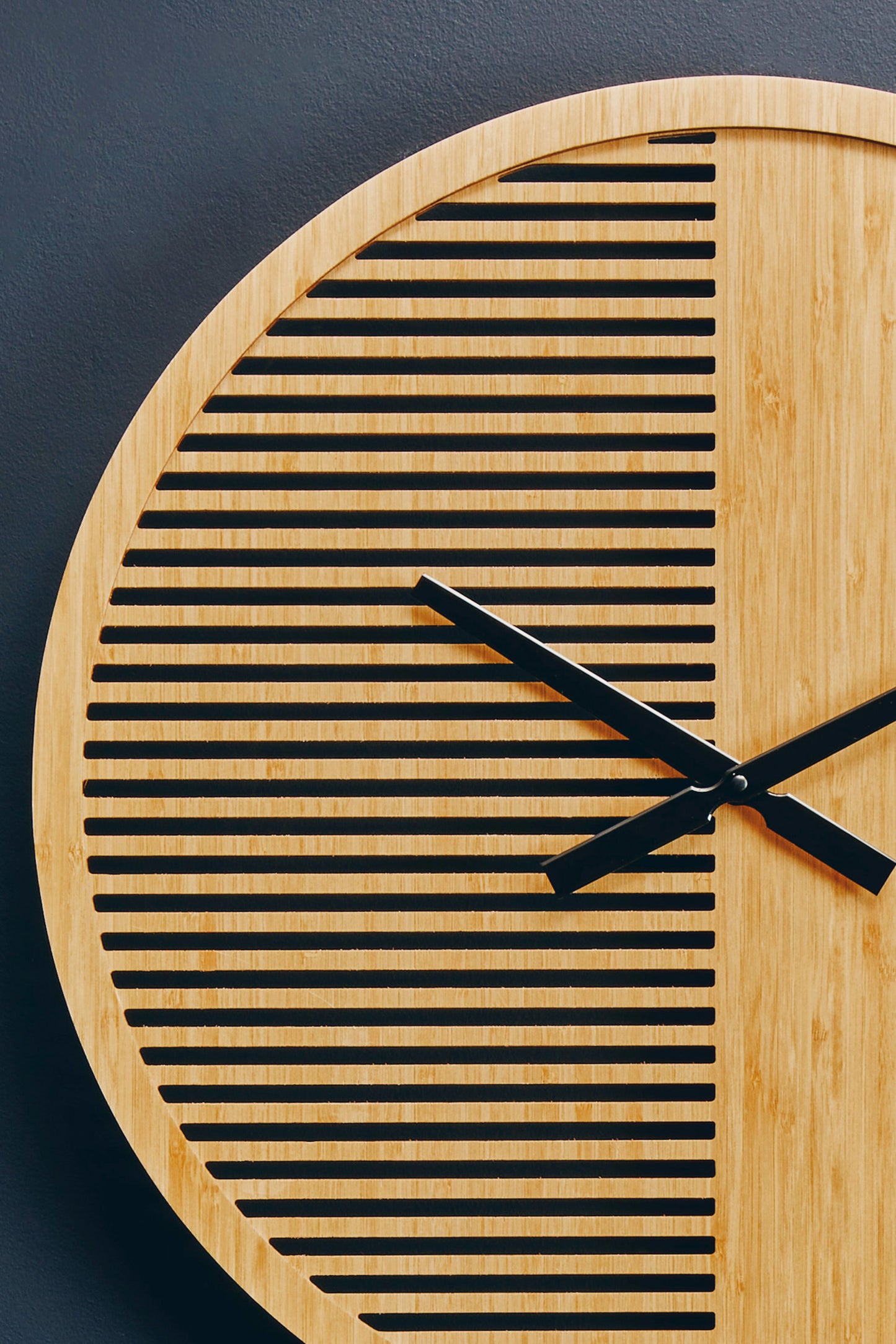 Large Wooden Wall Clock