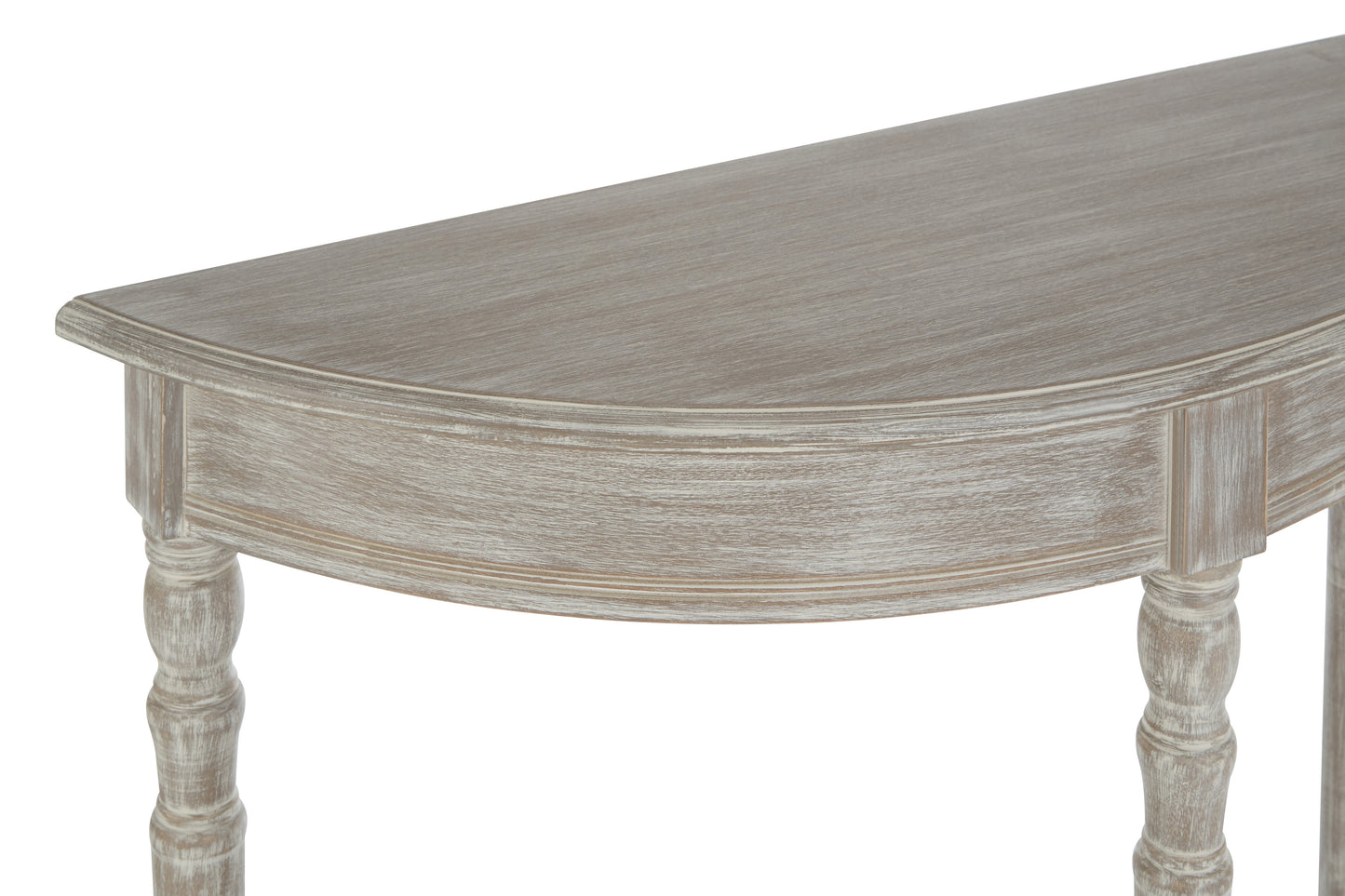 Washed Wood Finish Console Table