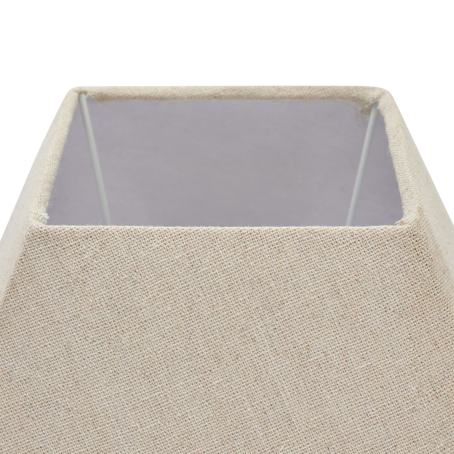 Grey Washed Wood Fluted Lamp