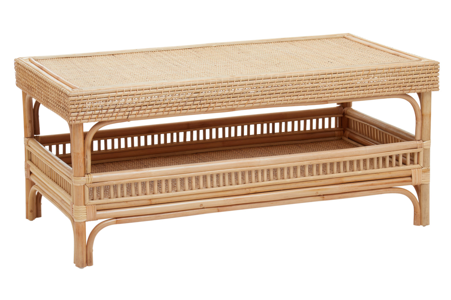 Natural Rattan Coffee Table