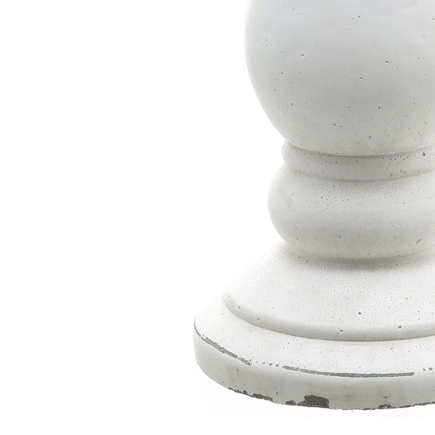 Small Matt White Ceramic Candle Holder - Kristia Rose Collections