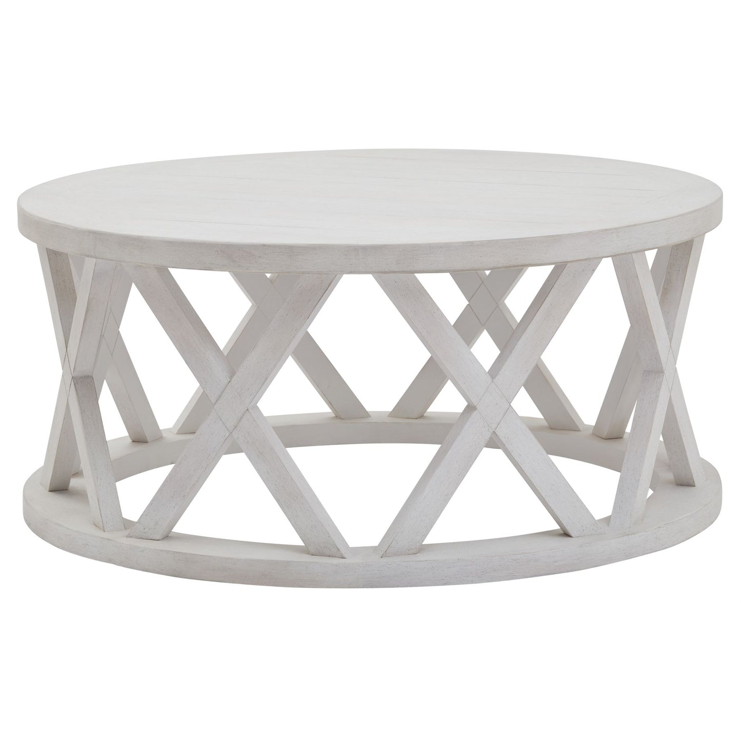 Lattice Collection Round Coffee Table - Kristia Rose Collections