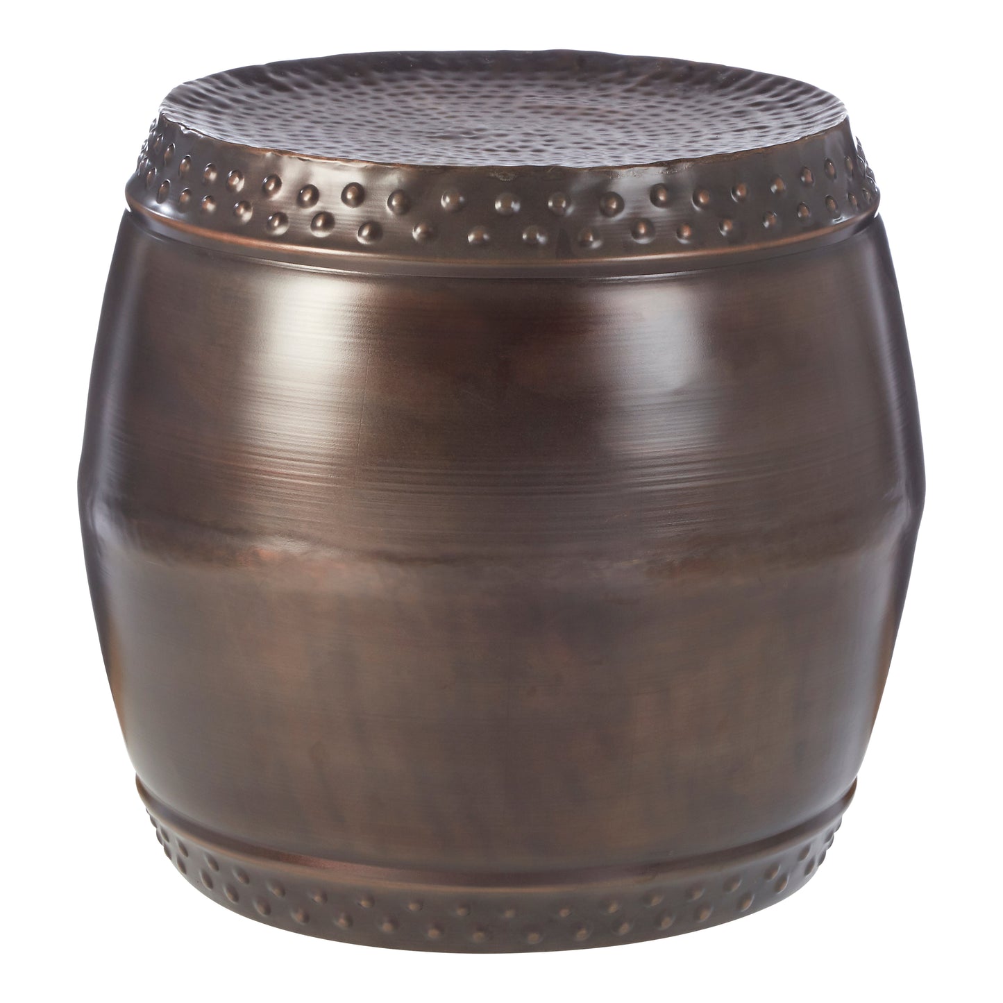 Set of Two Rustic Iron Side Tables