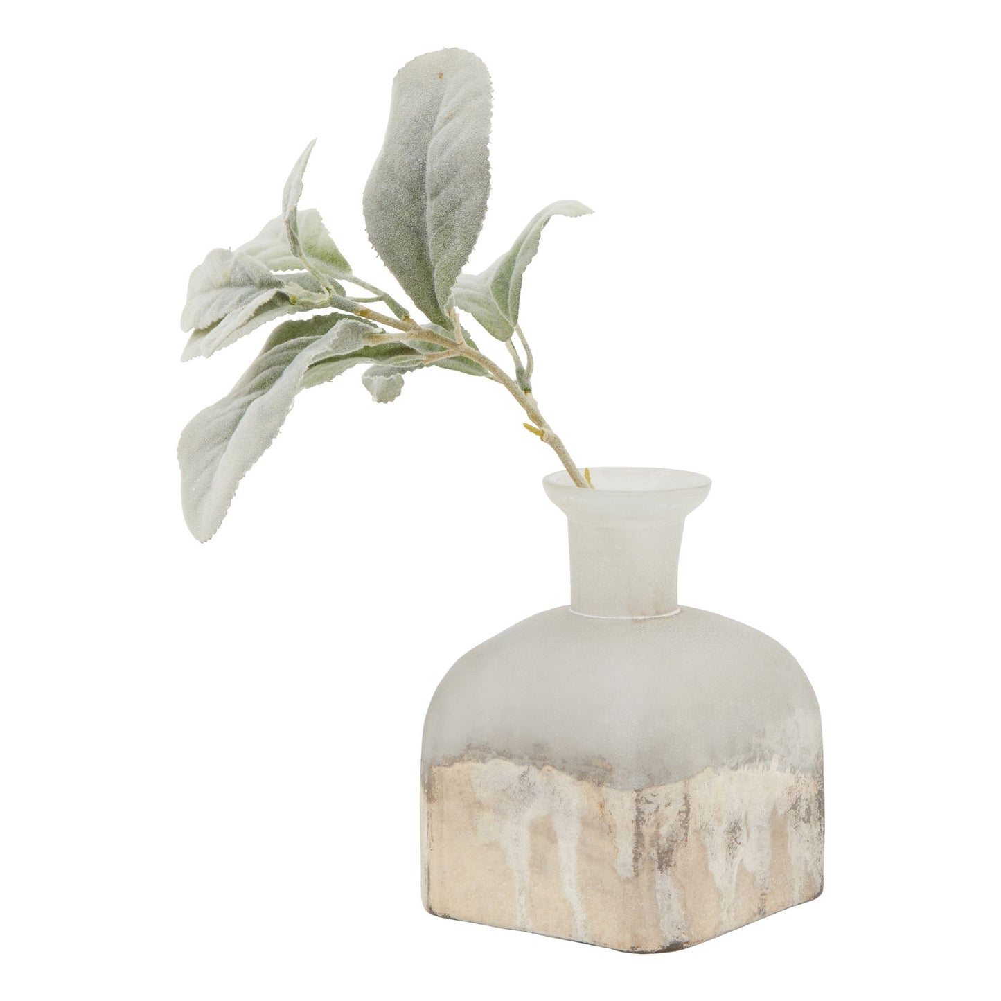 Aged Brass Candle Holder Vase