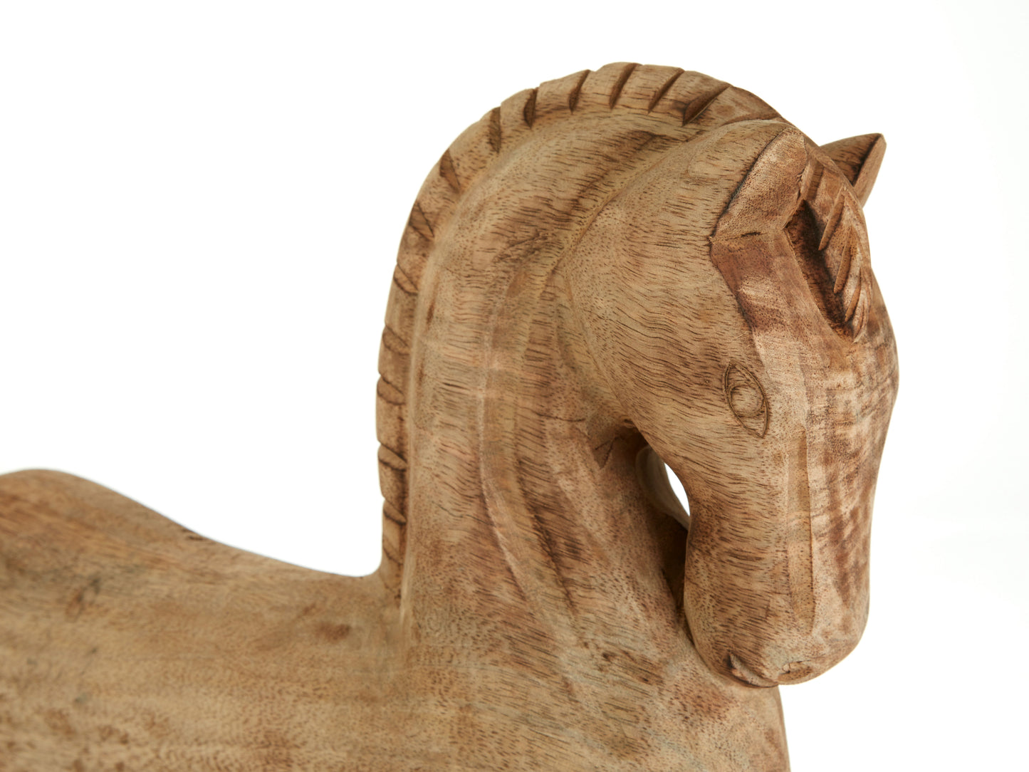Badminton Mango Wood Horse Sculpture 50cmH