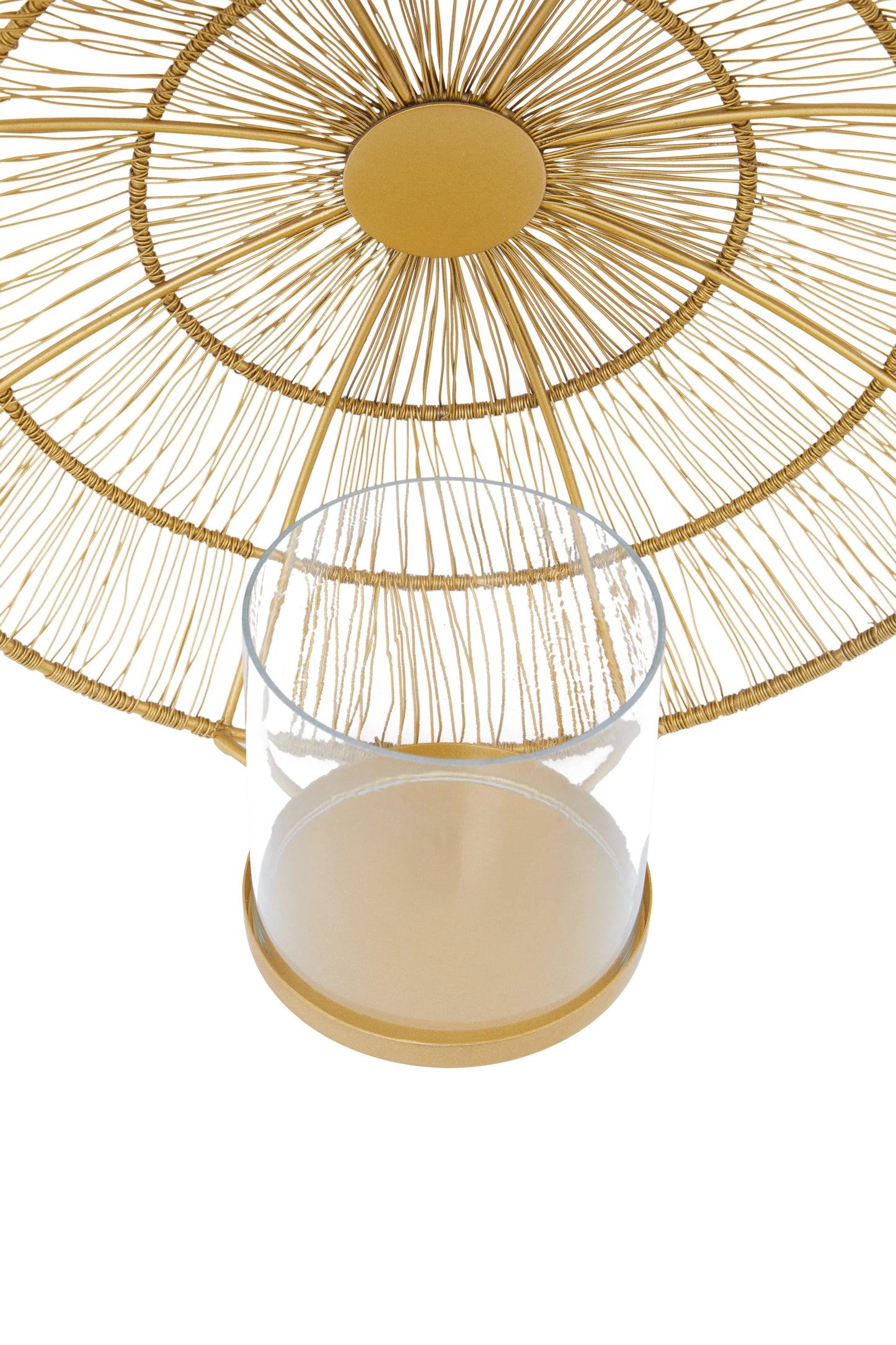Unique Gold Wire Wall Sconce