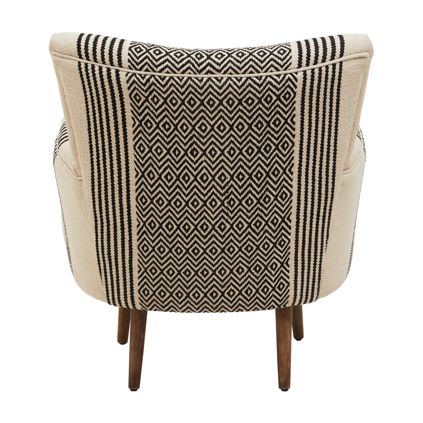 Stroud Black and White Armchair - Kristia Rose Collections