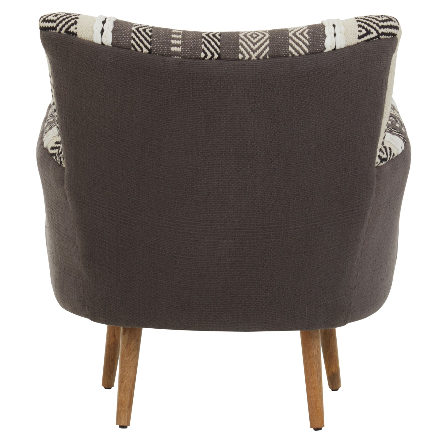 Stroud Grey and White Arm chair