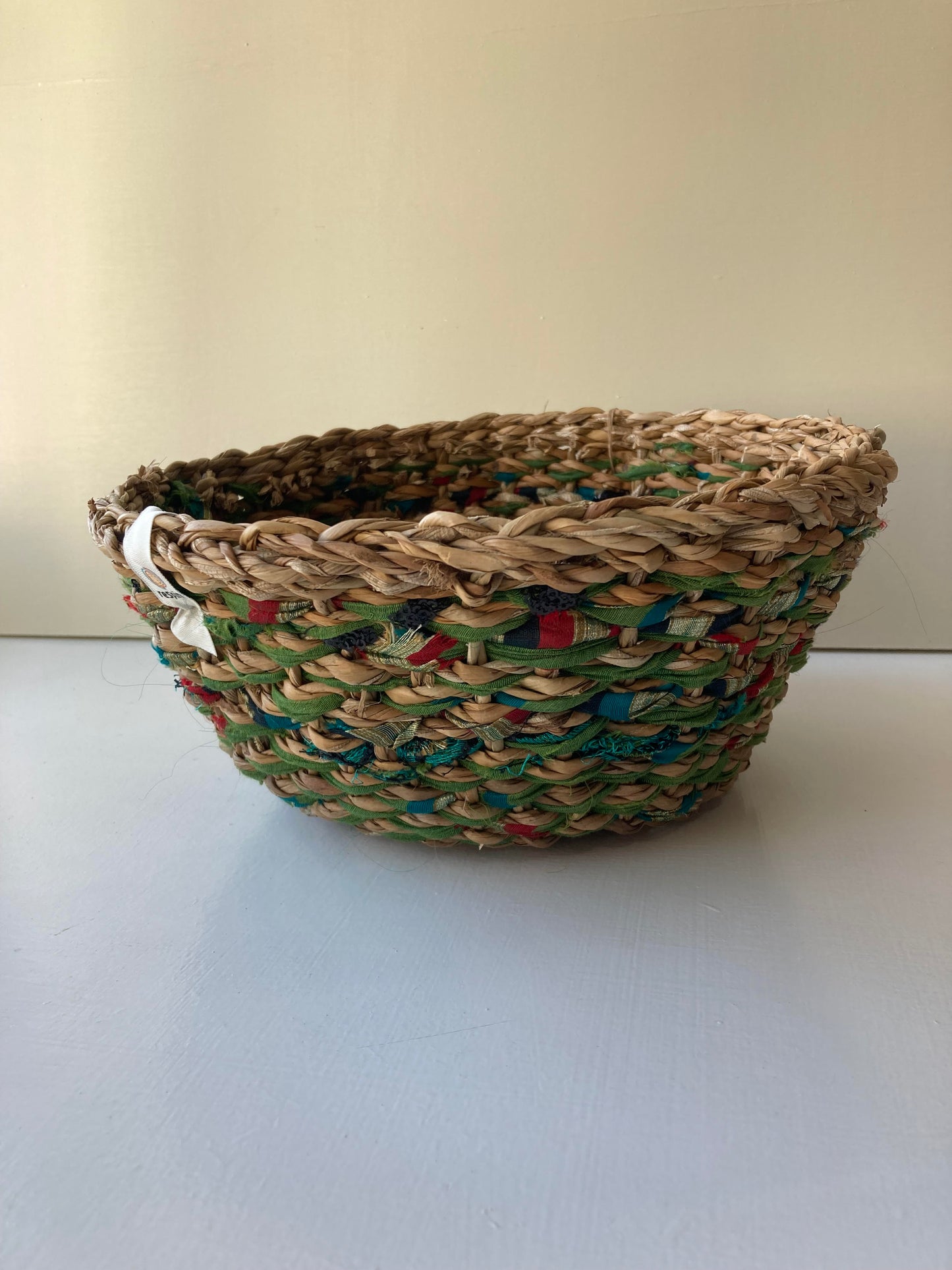 Sari & Seagrass Baskets in an assortment of colours