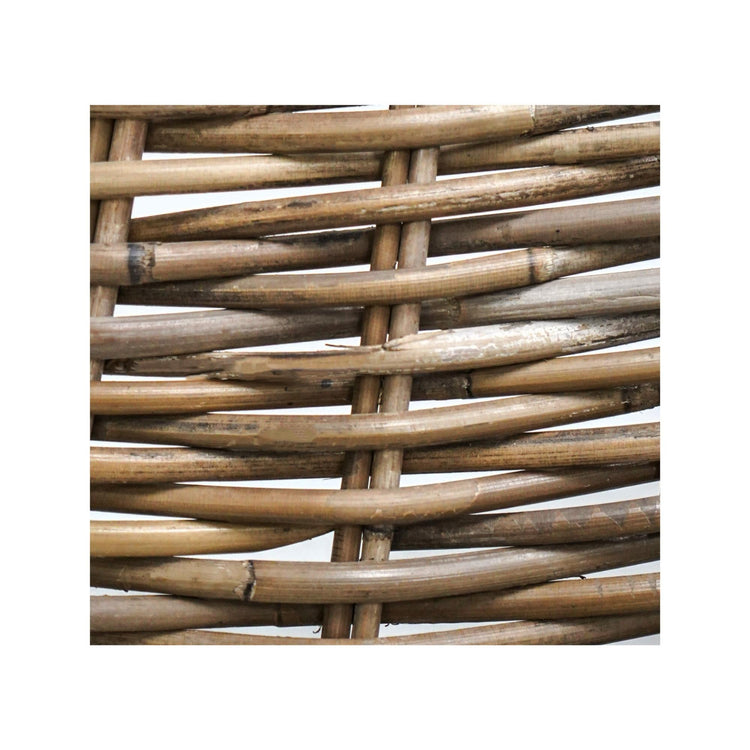 Quality Square Wicker Tree Skirt Closeup