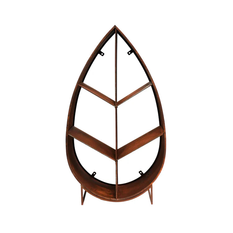 Outdoor Designer Log Storage, Rust - Kristia Rose Collections