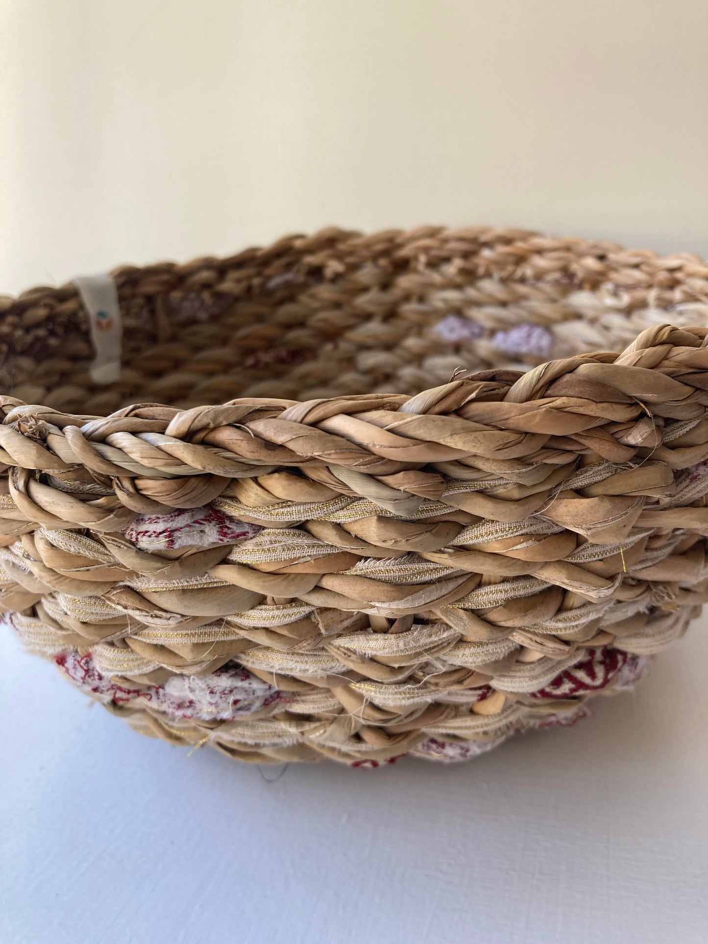 Sari & Seagrass Baskets in an assortment of colours