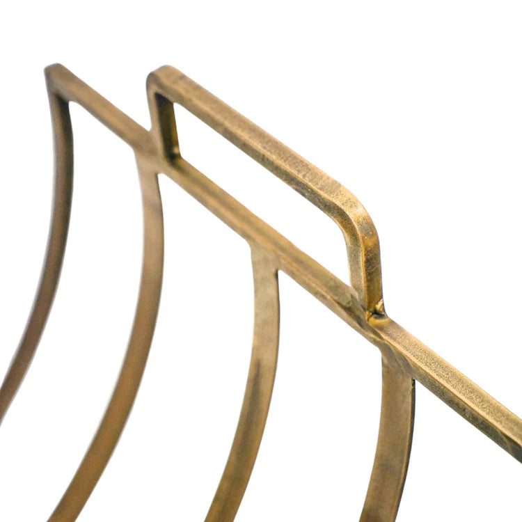 Brass Log Basket
