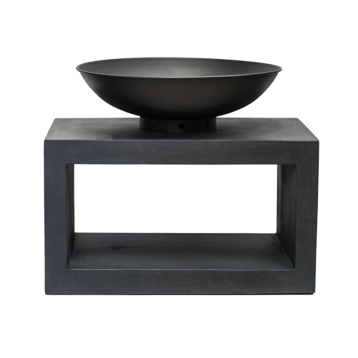 Granite Rectangular Console & Firebowl - Kristia Rose Collections