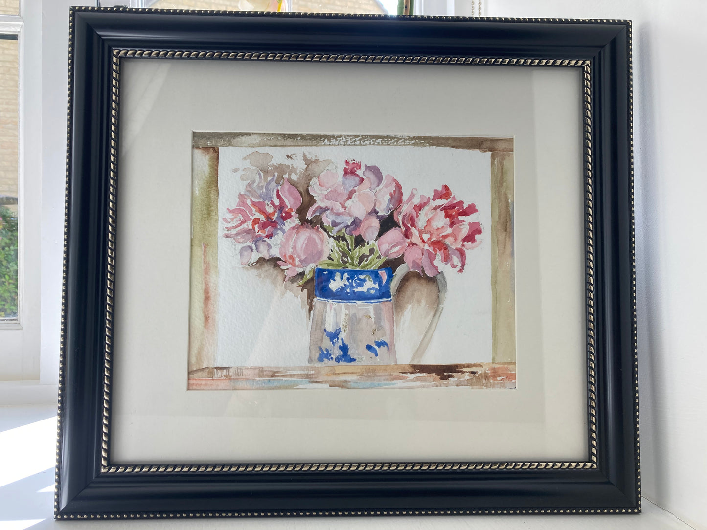 Original Watercolour in Beautiful Contemporary Frame - Kristia Rose Collections