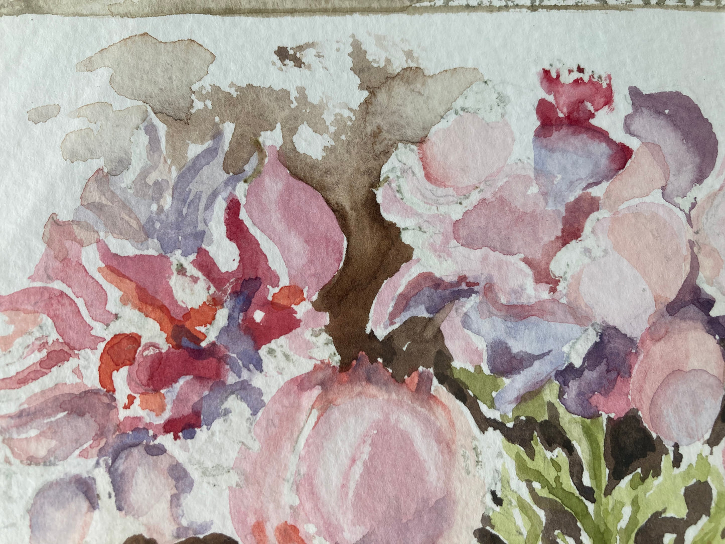 Original Watercolour in Beautiful Contemporary Frame - Kristia Rose Collections