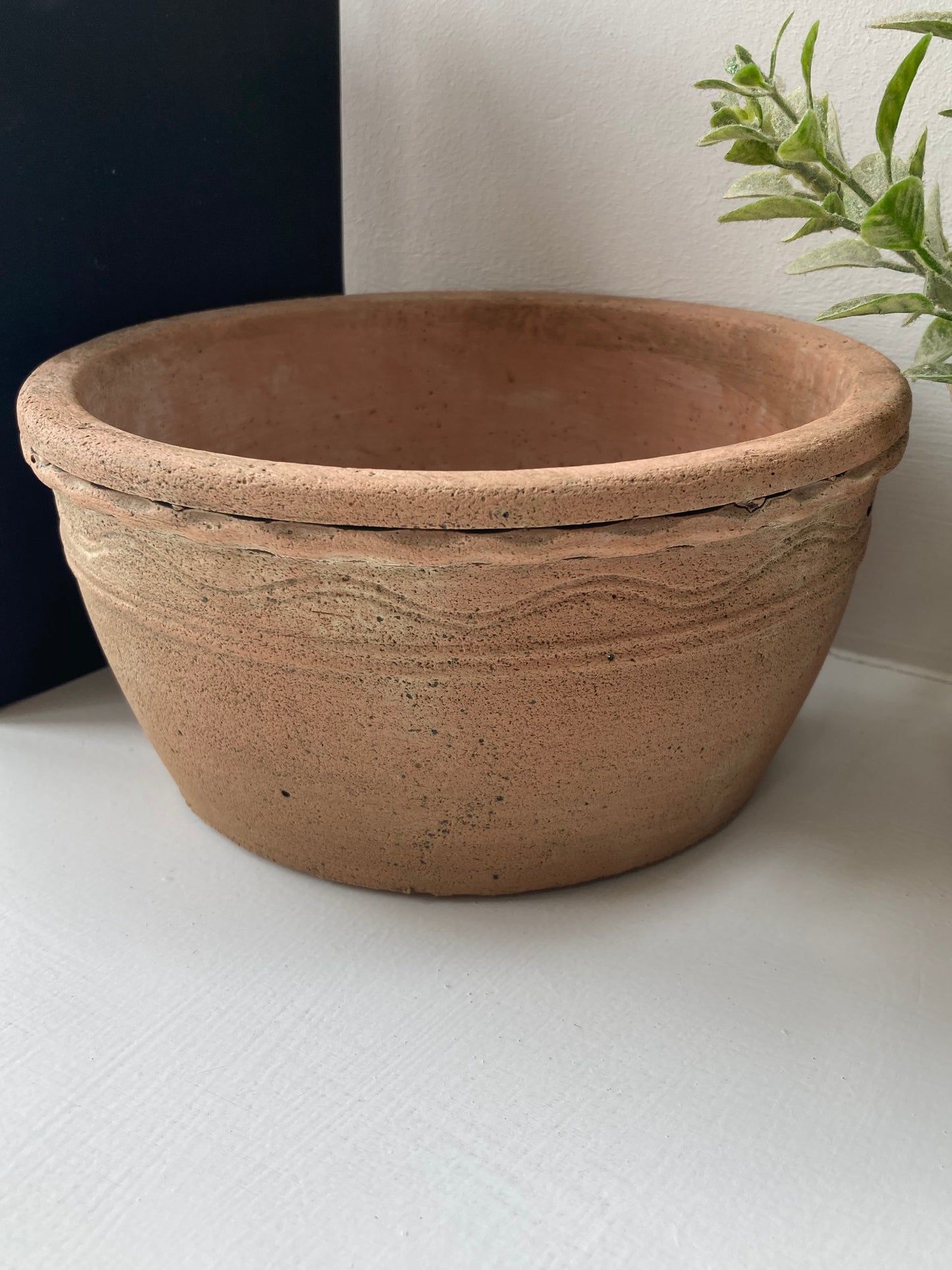 Terracotta Cement Bowl - Kristia Rose Collections