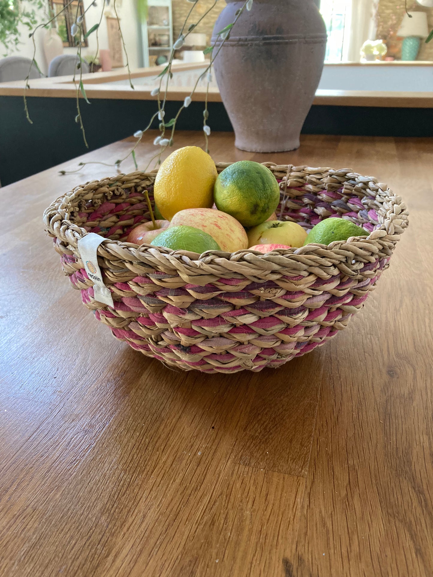 Sari & Seagrass Baskets in an assortment of colours