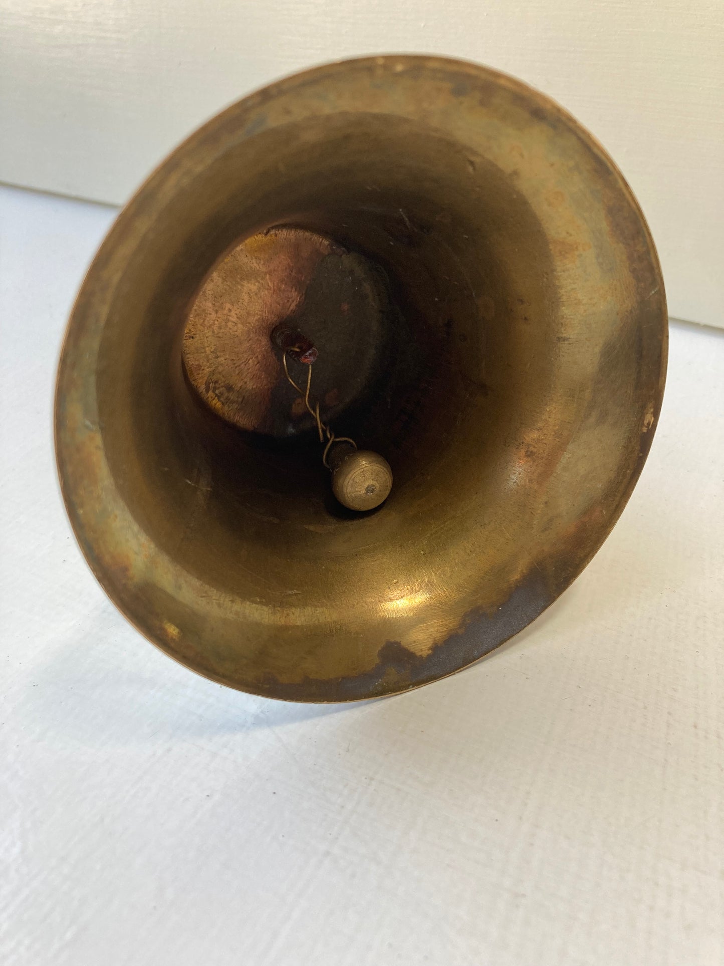 Victorian Hand School Bell with Wooden Handle