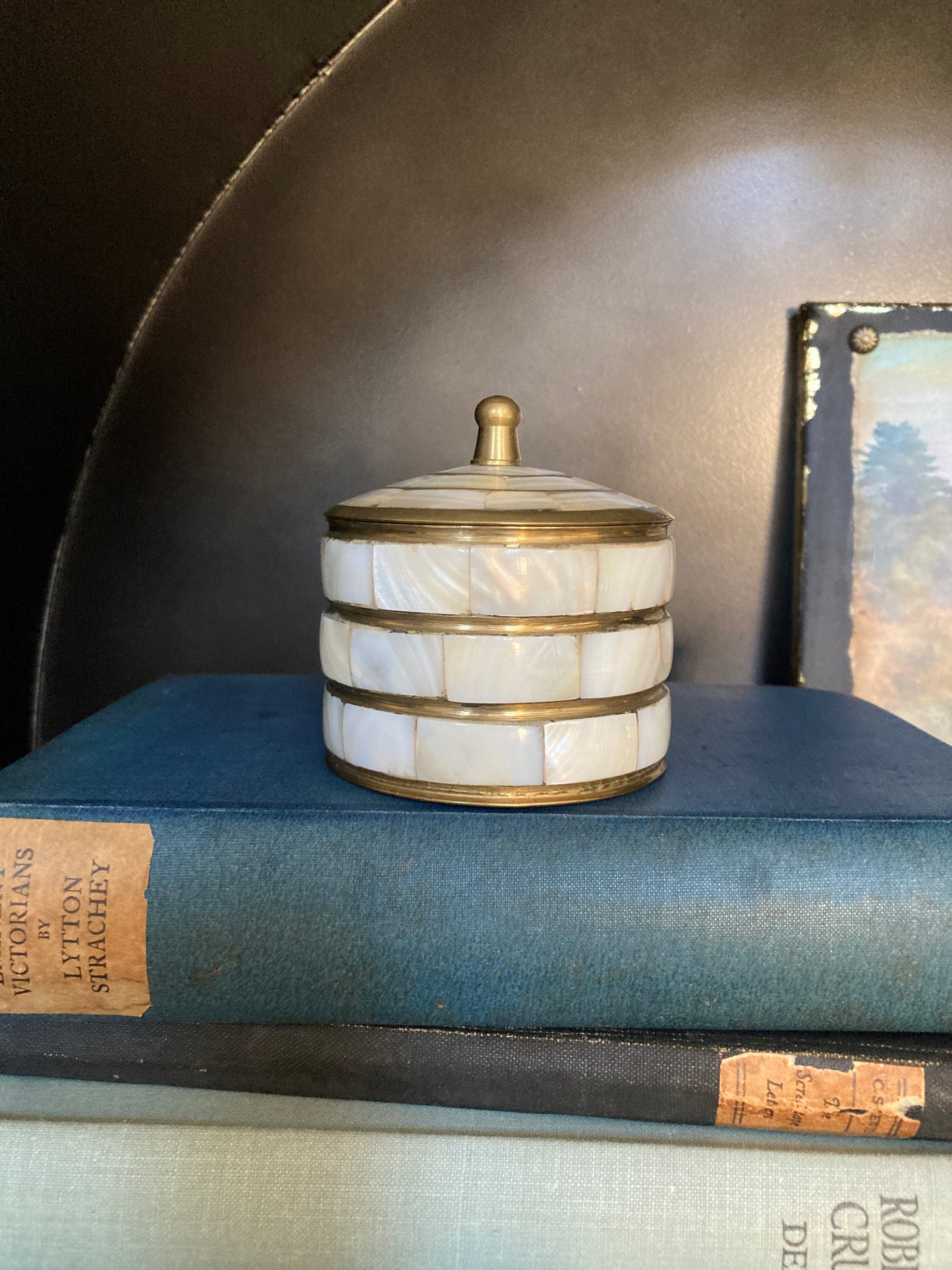 Vintage Mother of Pearl Trinket Box