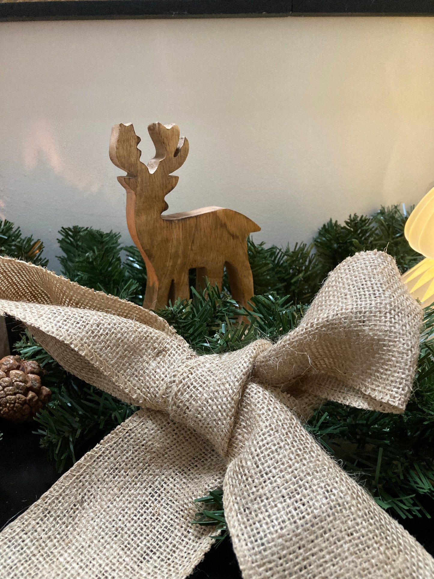 Mango Wood Deer Decoration