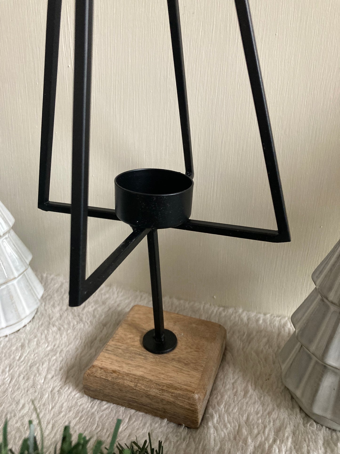 Statement Metal Tree Candle Holder 43cmH