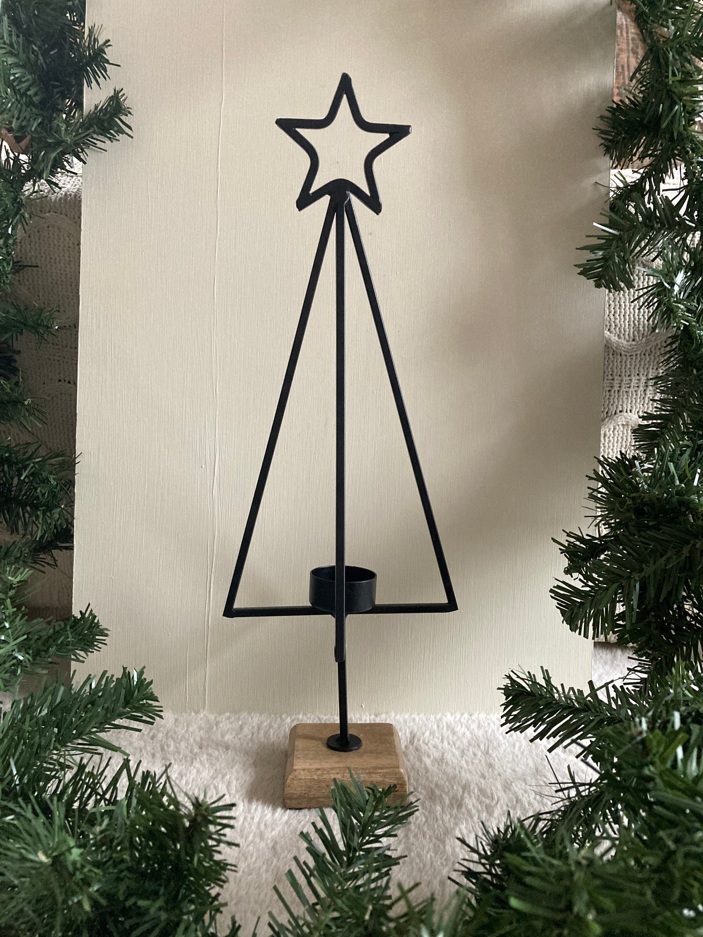 Statement Metal Tree Candle Holder 43cmH