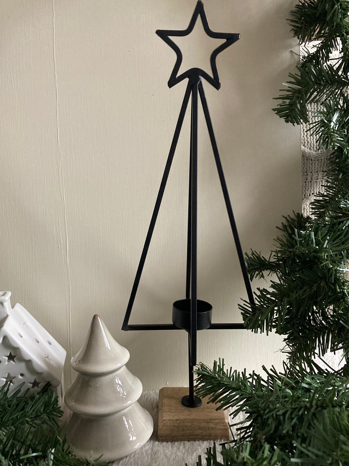 Statement Metal Tree Candle Holder 43cmH