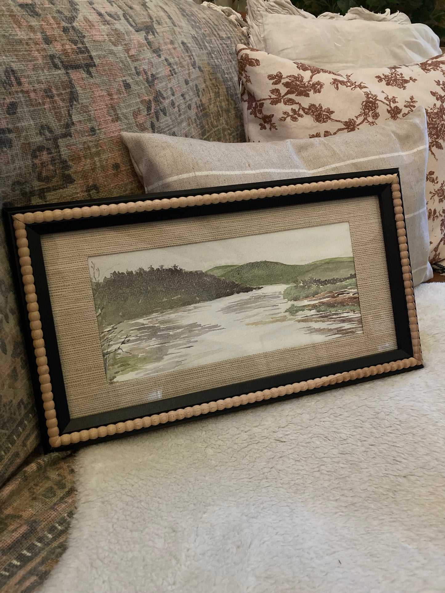 Framed Original Watercolour Landscape Art
