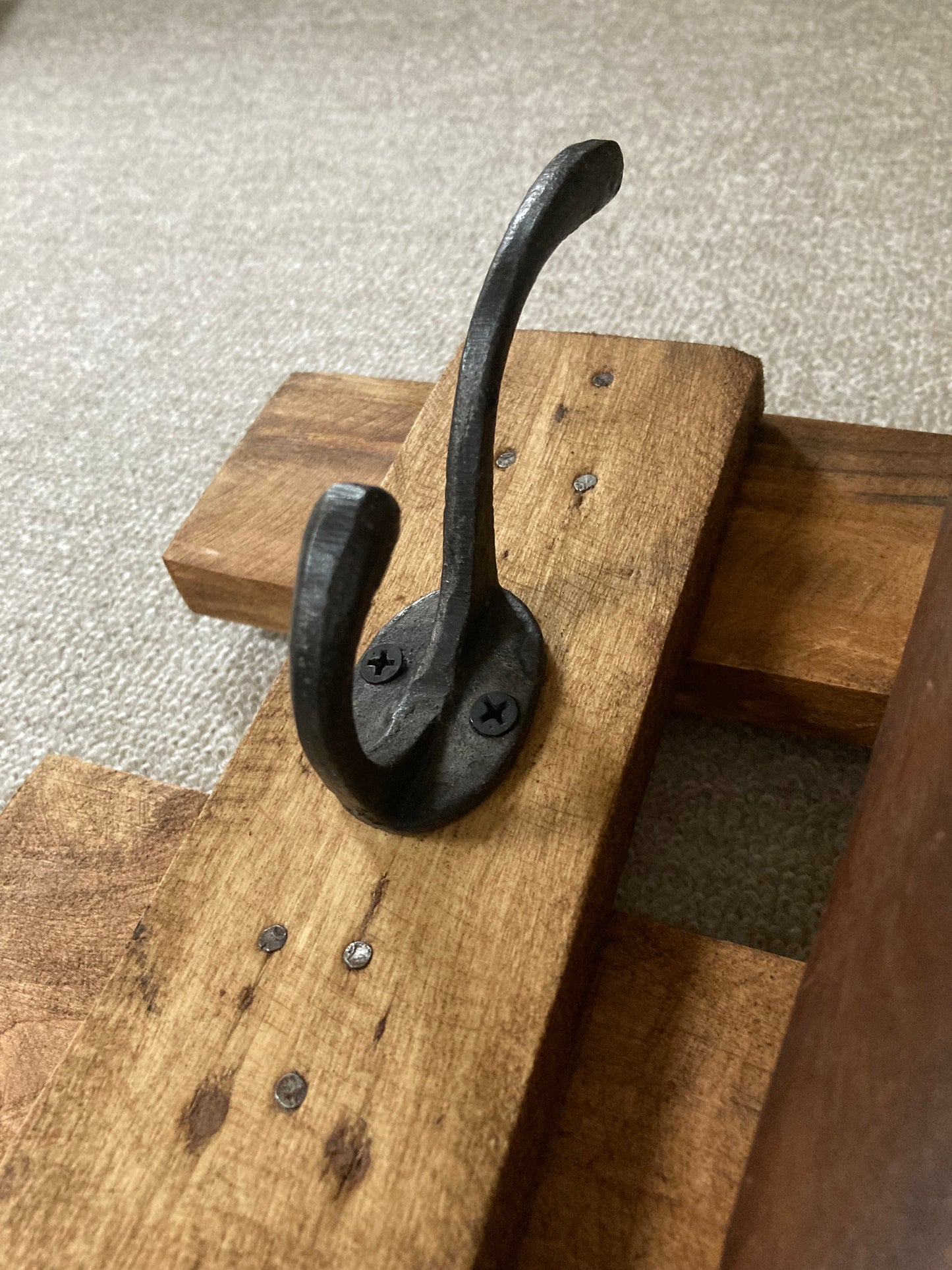 Upcycled Antique Shoe Mould Coat Rack/ Hook