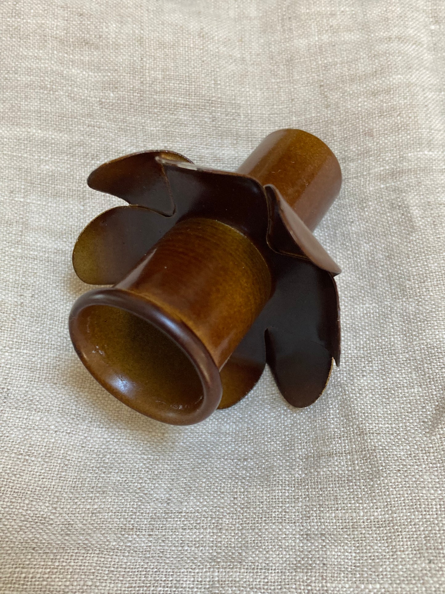 Candle Converter in Flower Design - Rust