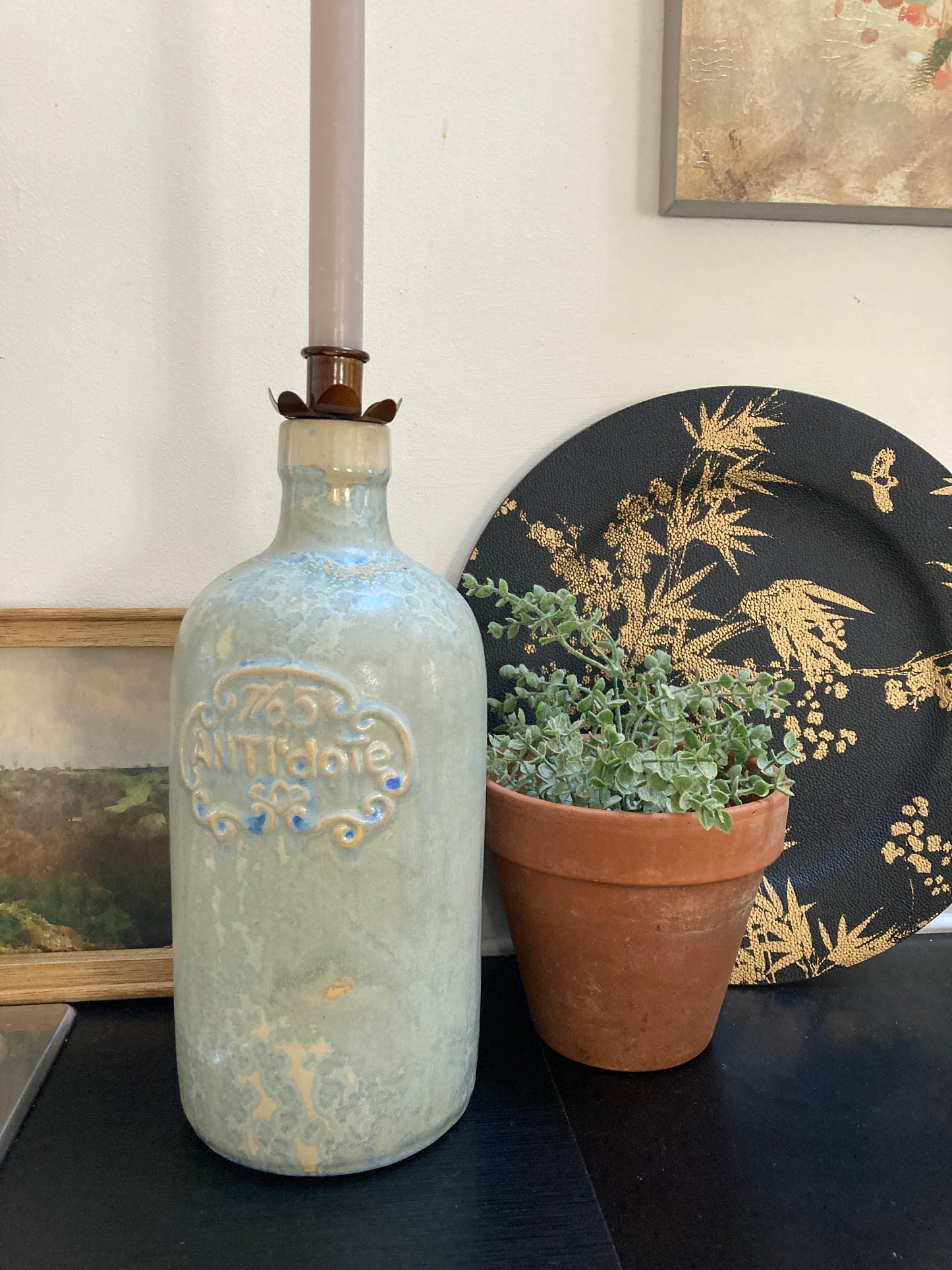 Candle Converter in Flower Design - Rust