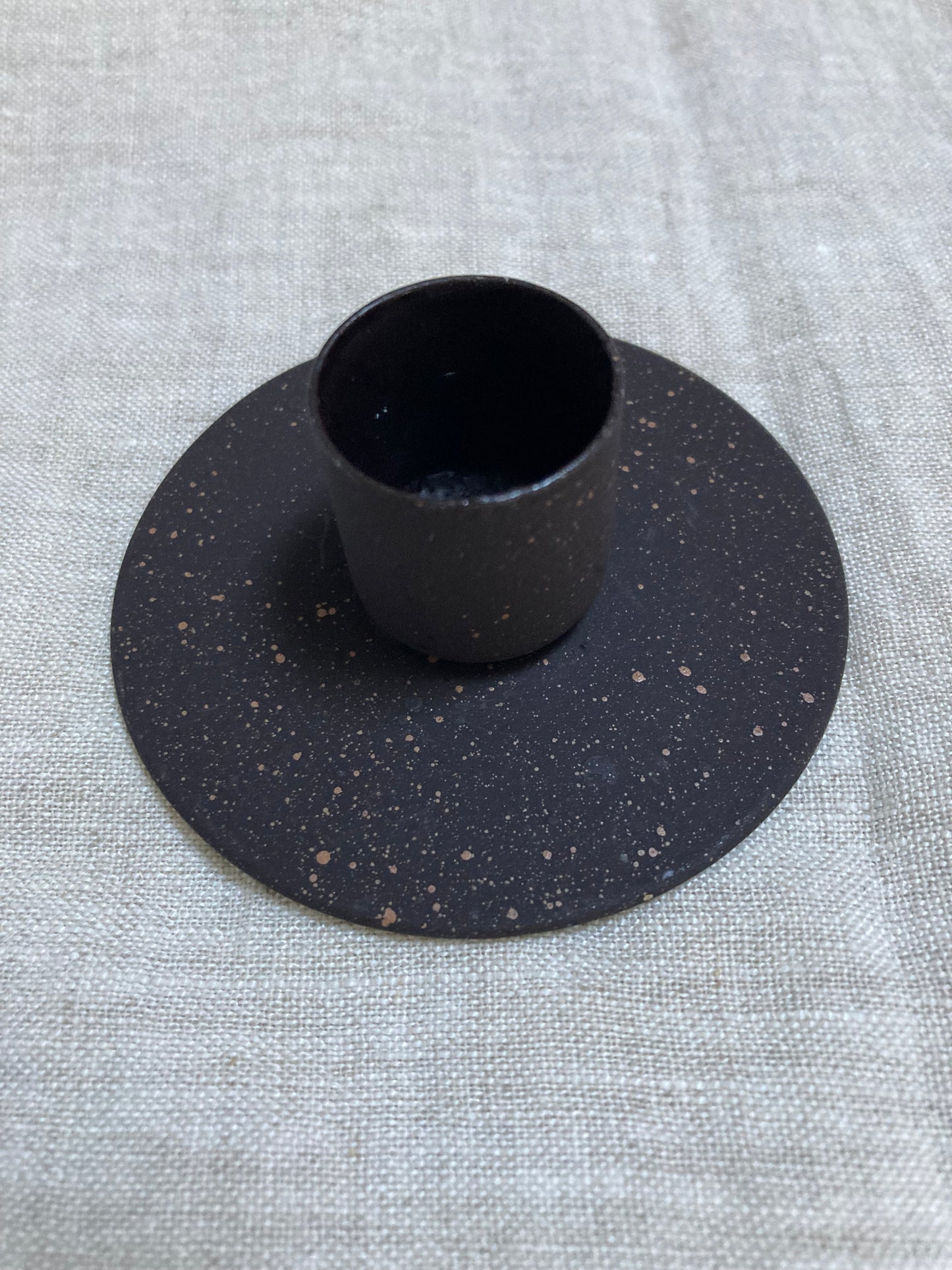 Small Rustic Simple Candle Holder