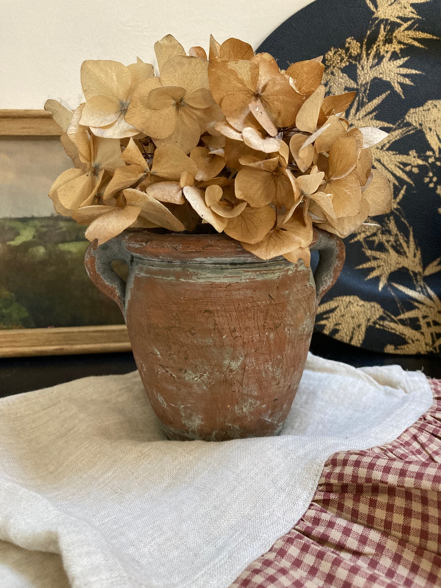 Small Vintage Pot With Handles