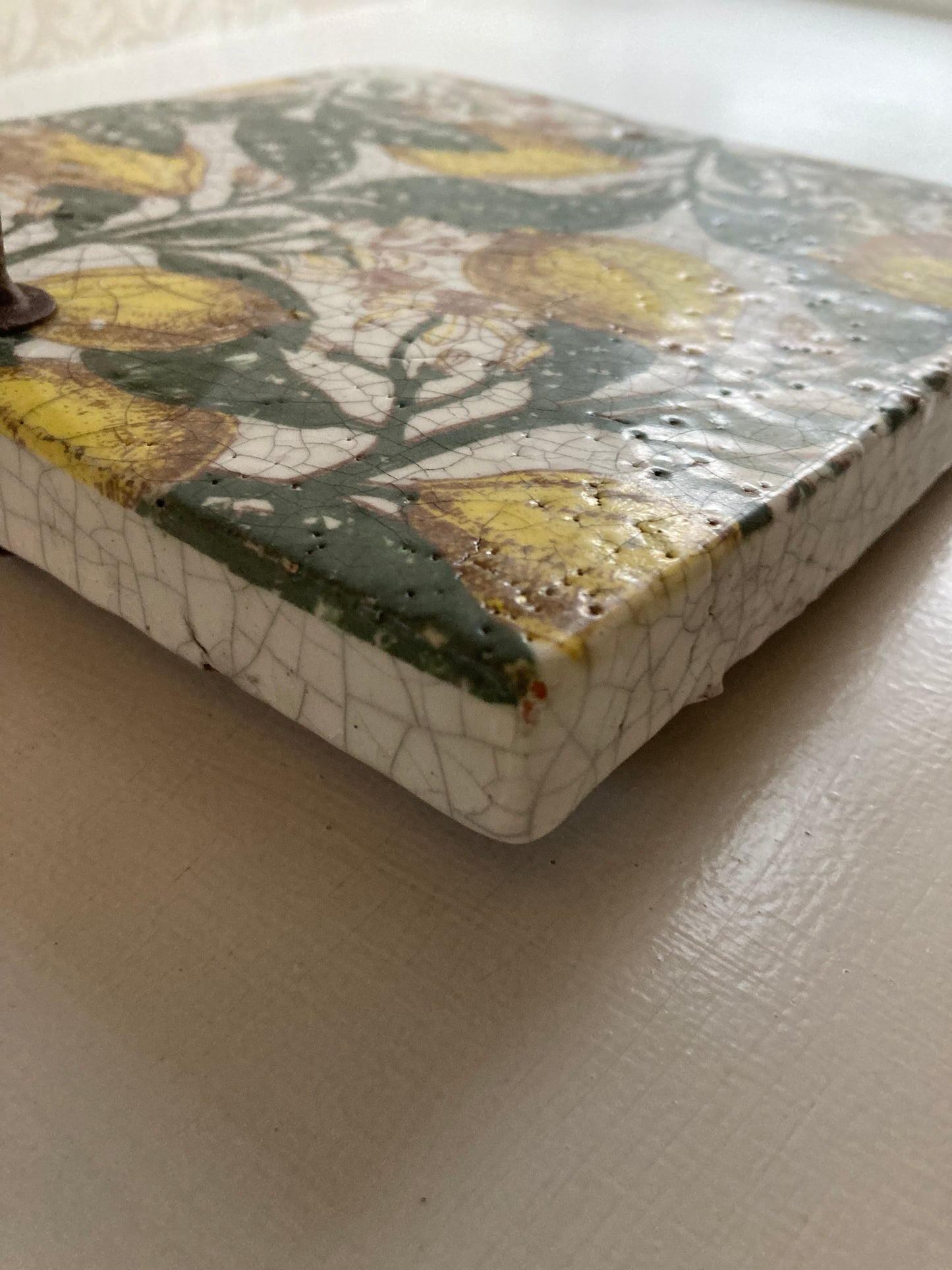 Lemon Tile Wall Sconce