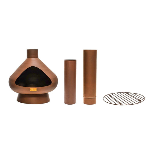 Tall Rustic Outdoor Chimnea