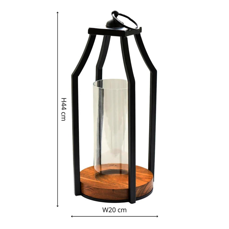 Cirencester Circular Base Lantern 44cm H - Kristia Rose Collections