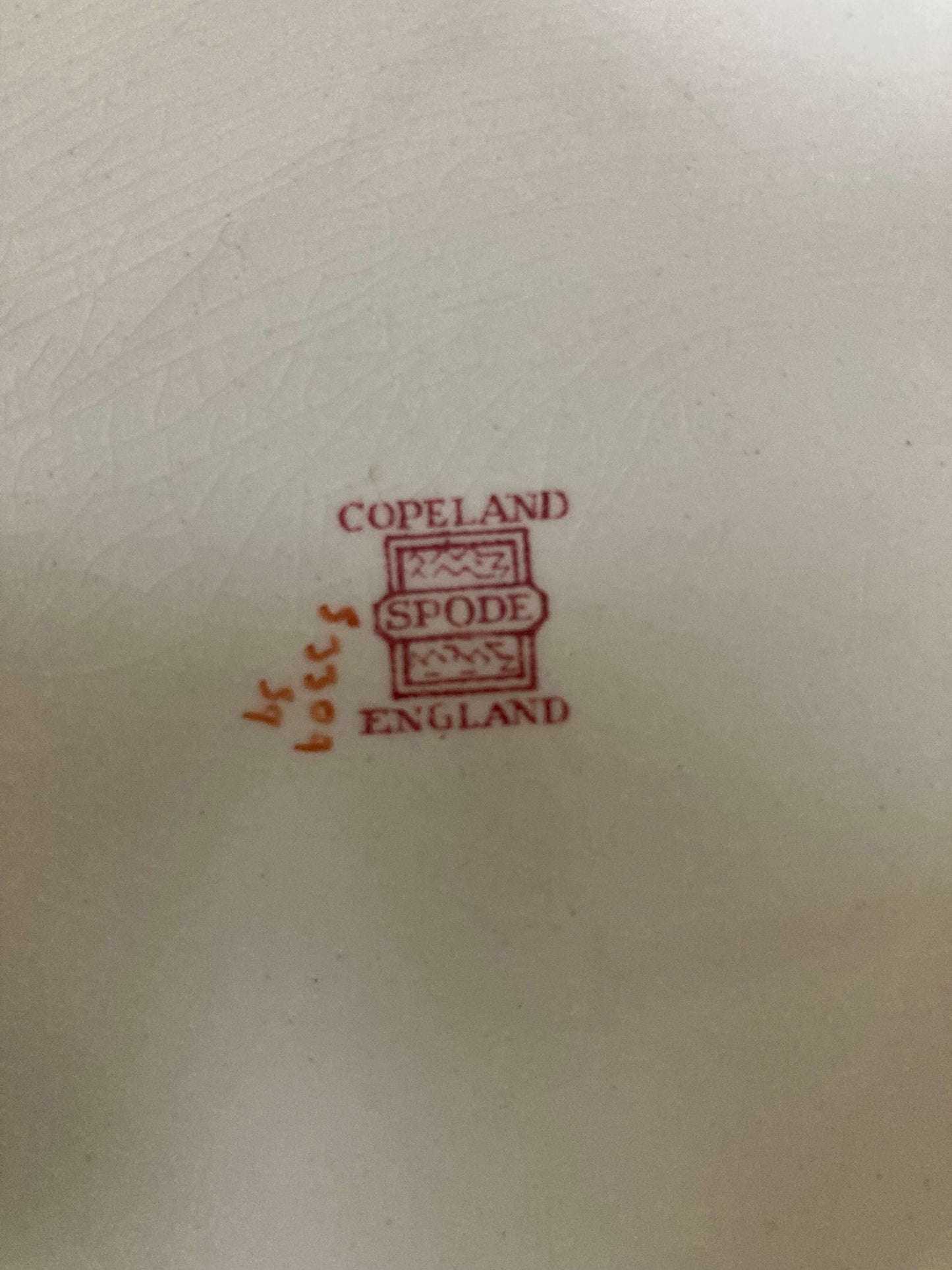 Spode Copeland Floral Serving Dish with Fluted Edge