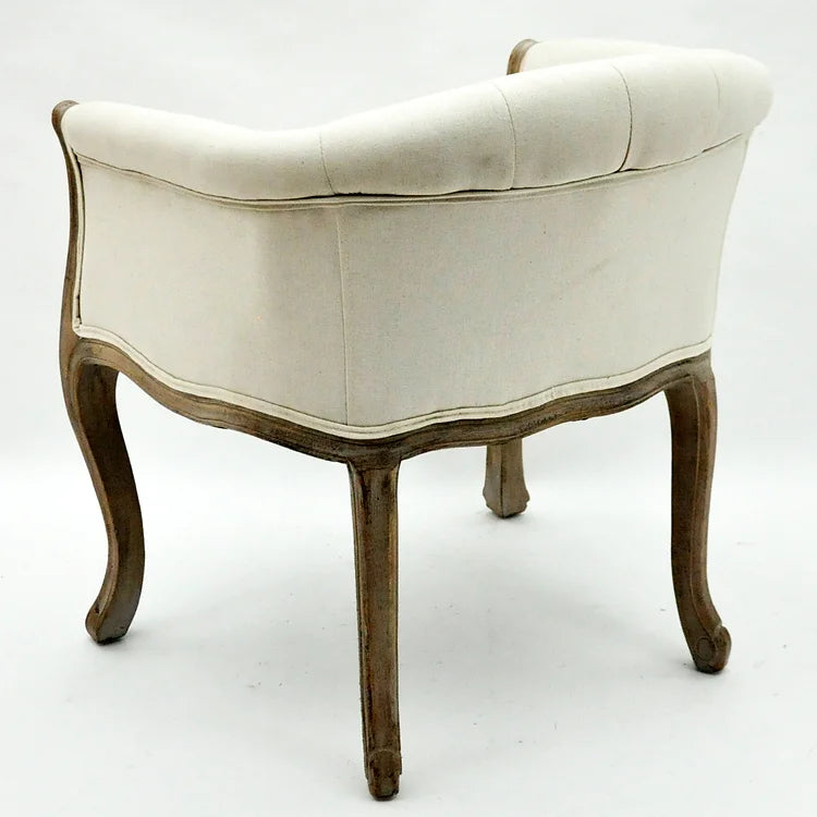 Linen Fabric Louis Chair - Kristia Rose Collections