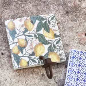 Lemon Tile Wall Sconce