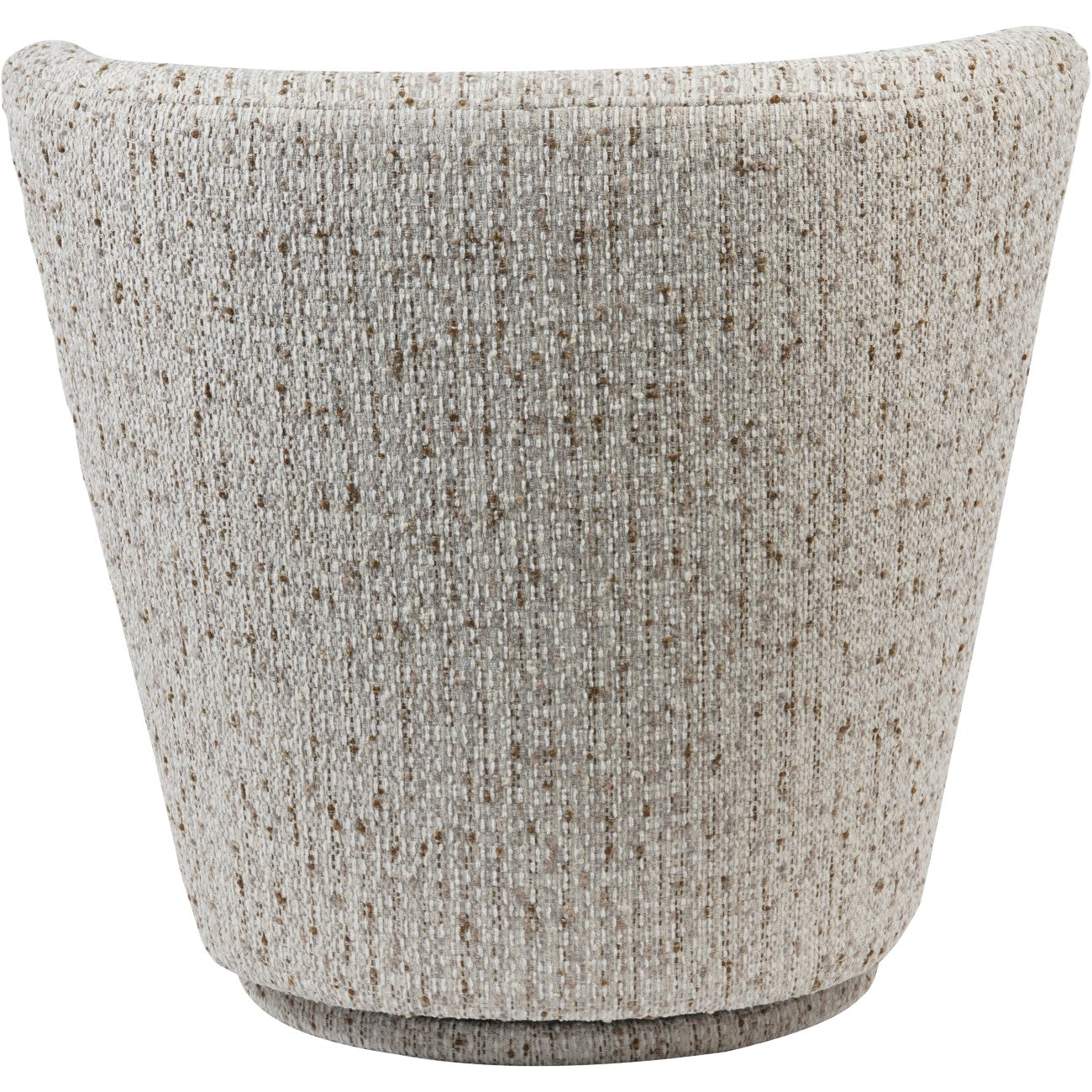 Natural Textured Fabric Swivel Chair