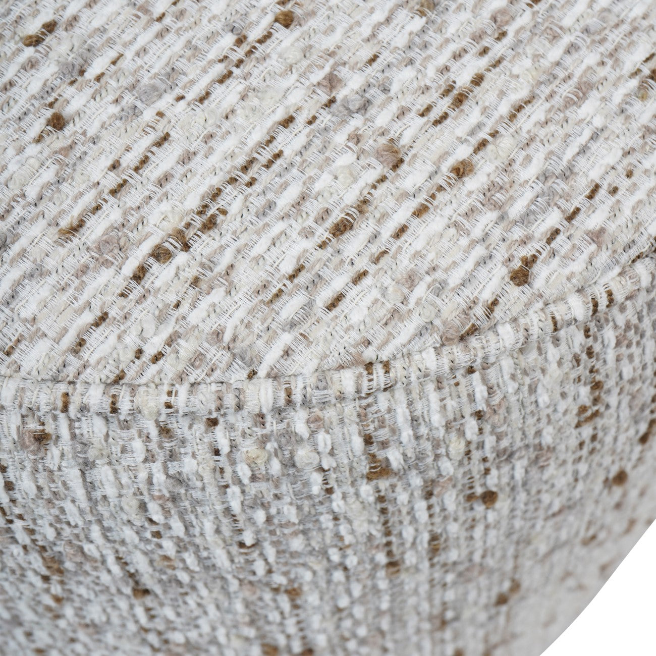Natural Textured Fabric Swivel Chair
