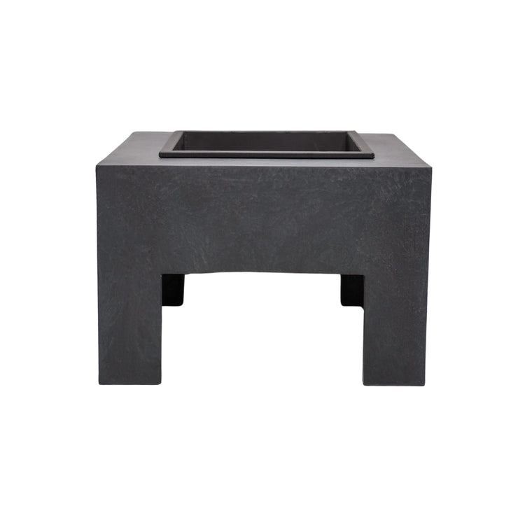 Square Firepit Table in Granite